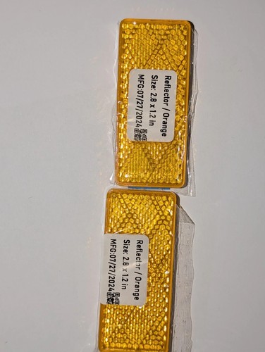 Self adhesive amber - 2x, self-adhesive