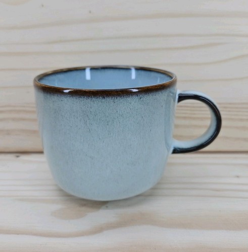 Stoneware mug blue grey - mug, in