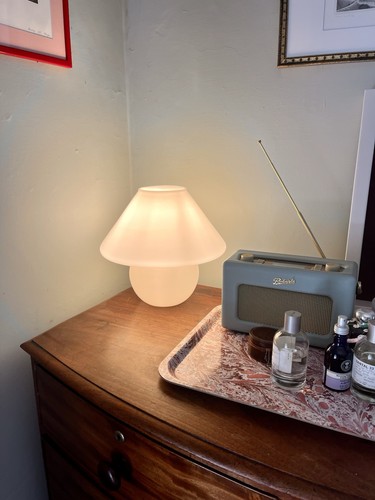 Conran glass mushroom - mushroom, lamp