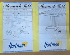 HARTMAN HIGH QUALITY GARDEN FURNITURE WHITE UPVC