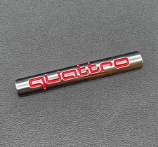 QUATTRO Silver Chrome Red