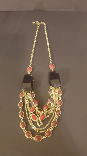 Vintage stone necklace - stone,