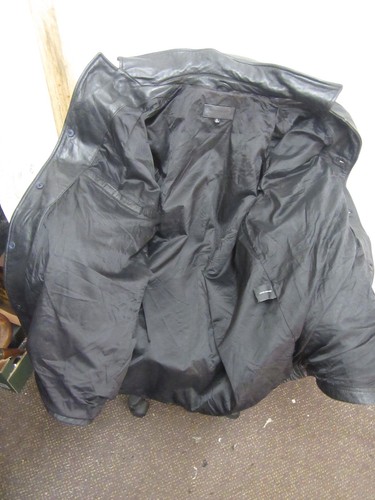 Vintage leather donkey jacket - vintage,