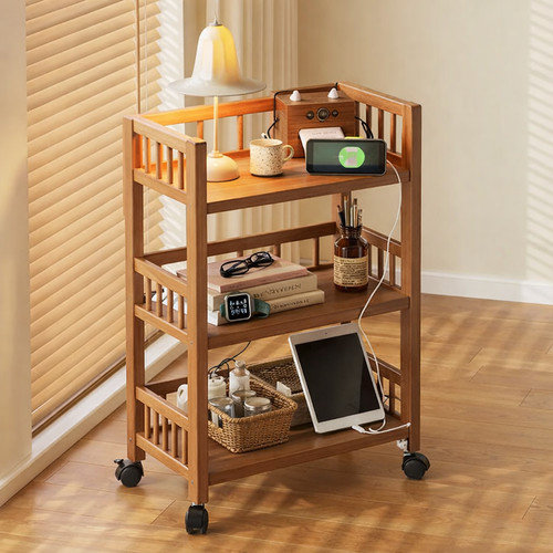 3tier bamboo rolling - rolling, storage