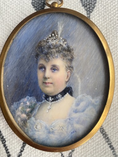 Miniature portrait a - miniature, of