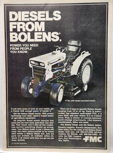 1979 bolens diesel - 1979,