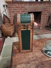 Vintage Wooden Single Bottle