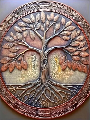 Tile mural tree life - tree, of
