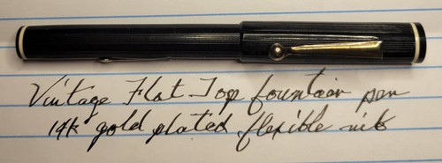Vintage fountain pen - pen, 14k