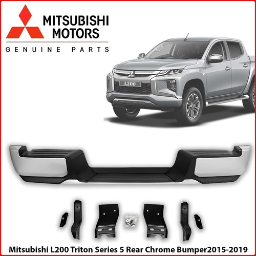 Replacement silver rear bumper - rear,