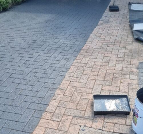 Block paving patio paint - patio, seler