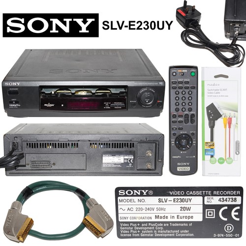 Sony slv e230uy - sony, vhs
