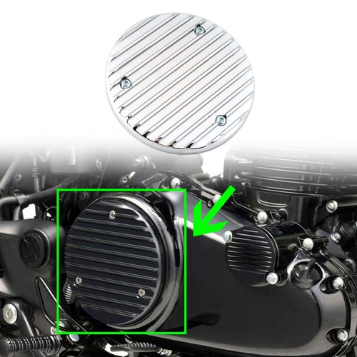 Chrome crankcase guard - chrome, side