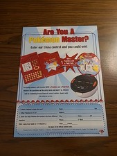 Pokémon Pokedex Poke Ball Tiger Electronics Contest 8X11 Print Ad 2000 Vintage 