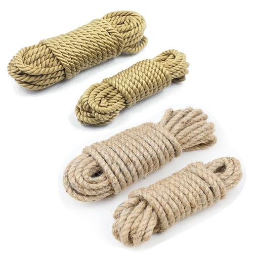 Soft rough hemp rope bondage - hemp,