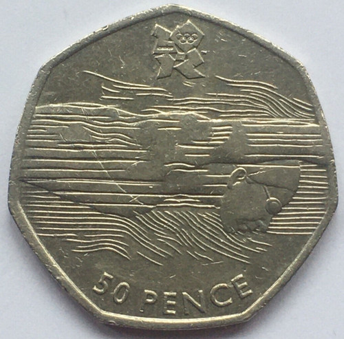 2011 olympic 50p fifty - ,