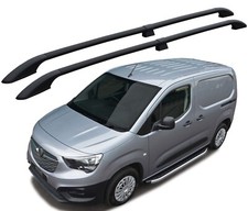 Black Aluminium Roof Bars Side