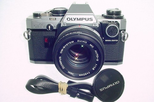 Olympus om10 35mm film slr - film,