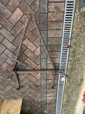 BSA 1920 1930 Side Car Chassis Leaf Spring With Various Bars Fittings and  Wheel