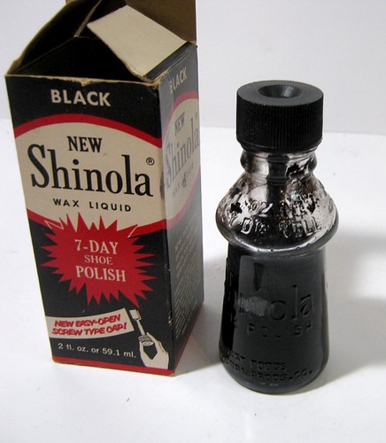 Vintage 1950s shinola shoe - vintage,
