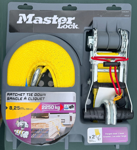 Master lock heavy duty - lock, ratchet