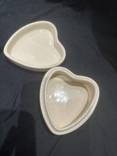 Royal Victoria Pottery Wade , Gardener Merchant Heart Trinket Dish / Box