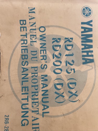 Yamaha rd125 rd200dx - rd125, dx