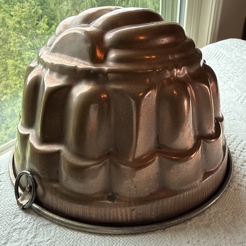 Antique copper pudding - antique, jelly