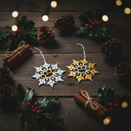 Bad snowflakes brass - snowflakes,