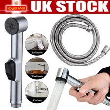 Stainless Steel Handheld Toilet Bidet Sprayer Set Hose Spray Gun High Pressure