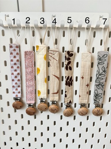 Personalised dummy clips - clips,