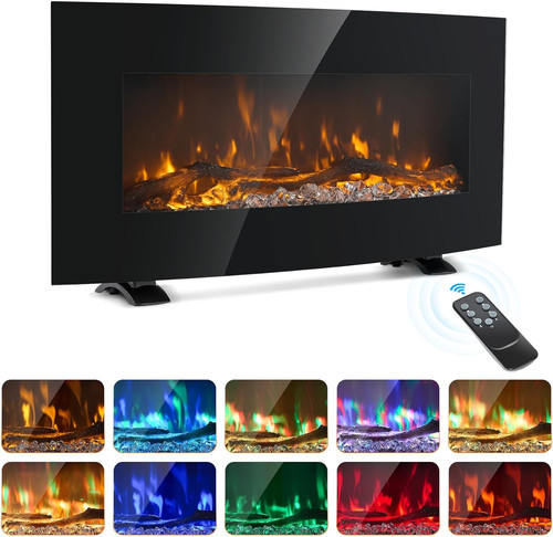 Electric fireplace heater 85cm - fireplace,