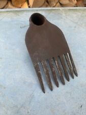 Antique Hand Forged Garden Digging Hoe Eel Gig