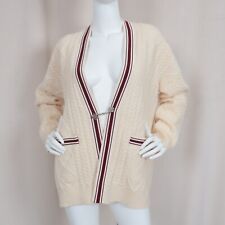 SANDRO women's turino cardi coat sweater in ecru