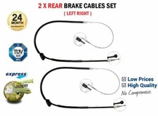 2X HAND BRAKE CABLE SET for