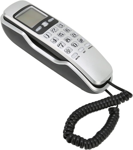 Retro wall phone with handset - with,
