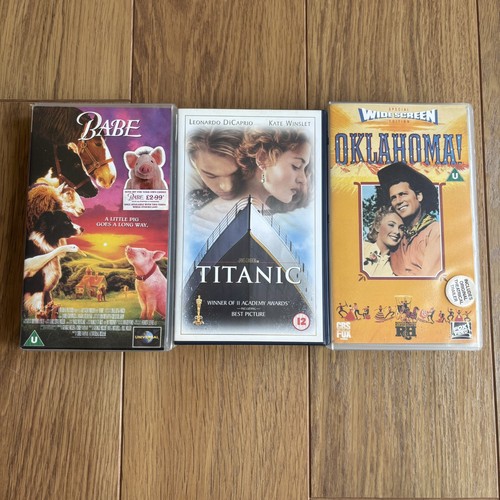 Vhs bundle titanic - titanic, oklahoma