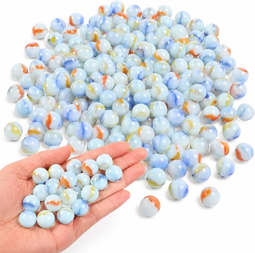 16mm milky coloured glass - coloured,