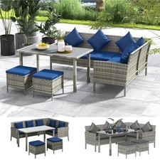 5 Pieces Rattan Sofa Set