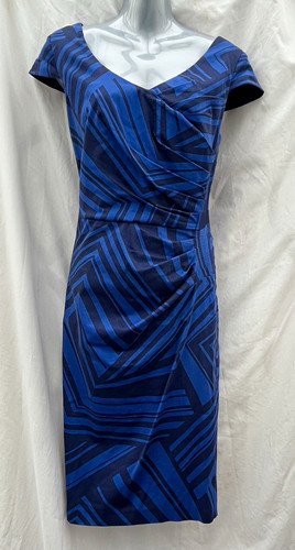 Alexon blue navy geometric - blue,
