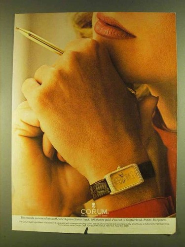 1980 corum gold ingot watch - gold,