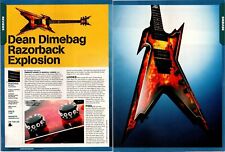 Dean Dimebag Razorback Explosion Original Print Ad