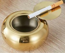 Ashtray With Lid Metal