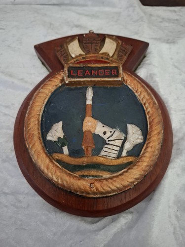 Hms leander plaster shield - hms,