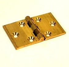 Pair solid brass backflap butt