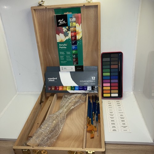 Painters table box easel 12 - painters, easel,