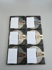 6 USED TDK 74 Minidisc MD