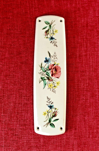 Reclaimed white with floral - white,