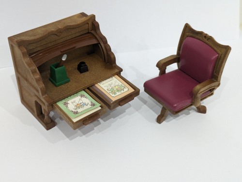 Sylvanian roll top bureau - sylvanian,