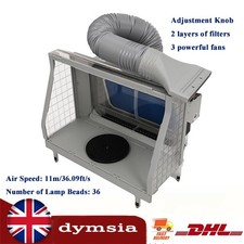 Spray Paint Booth w/3 LED